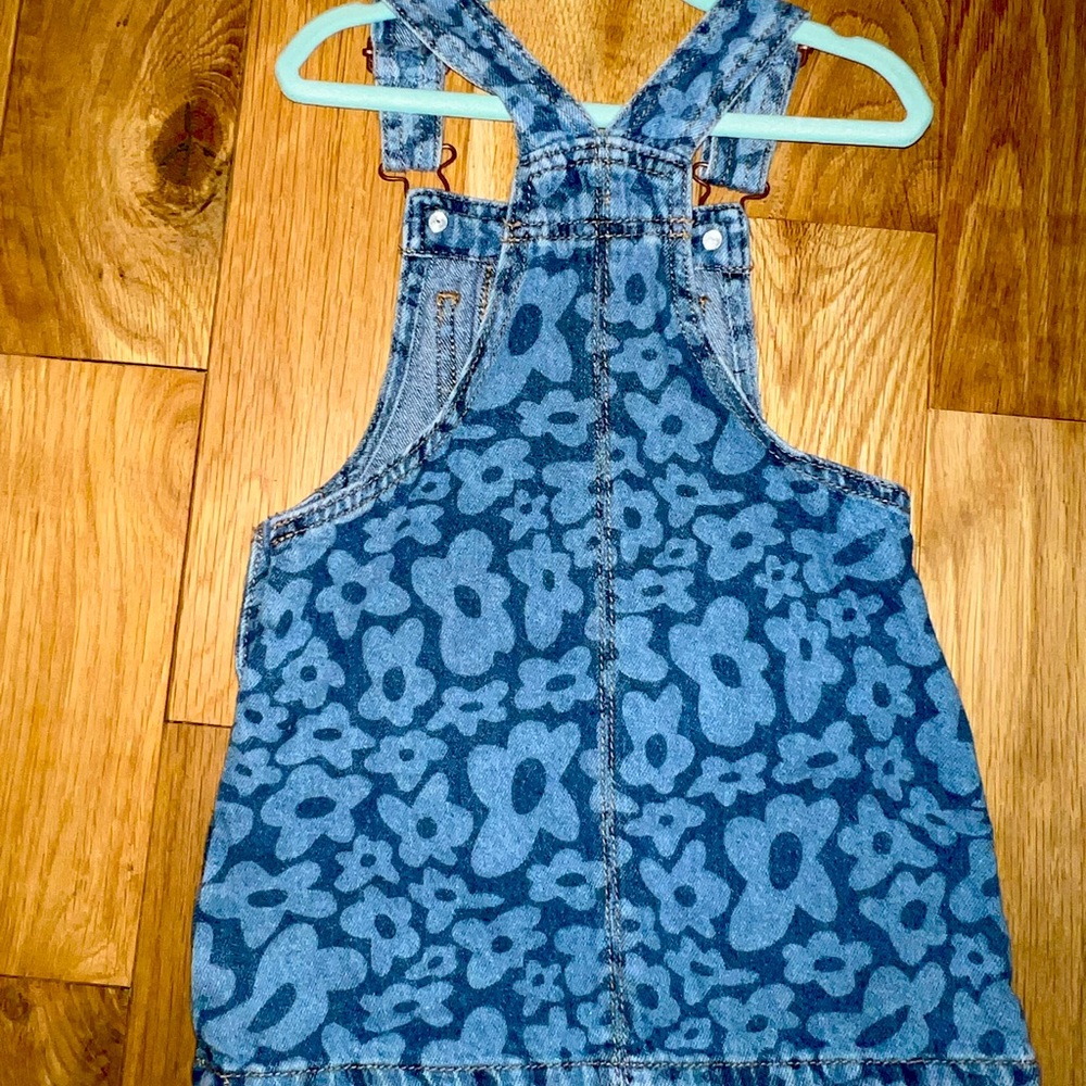 Denim 2T overall dress
